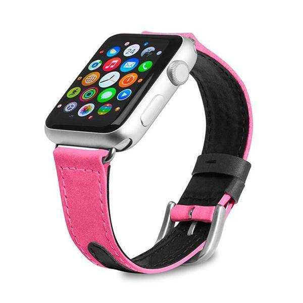 Evutec For Apple Watch 44/45mm Reflective Sport Brand - Pink / Black, Apple Watch Strap, Evutec, Telephone Market - telephone-market.com