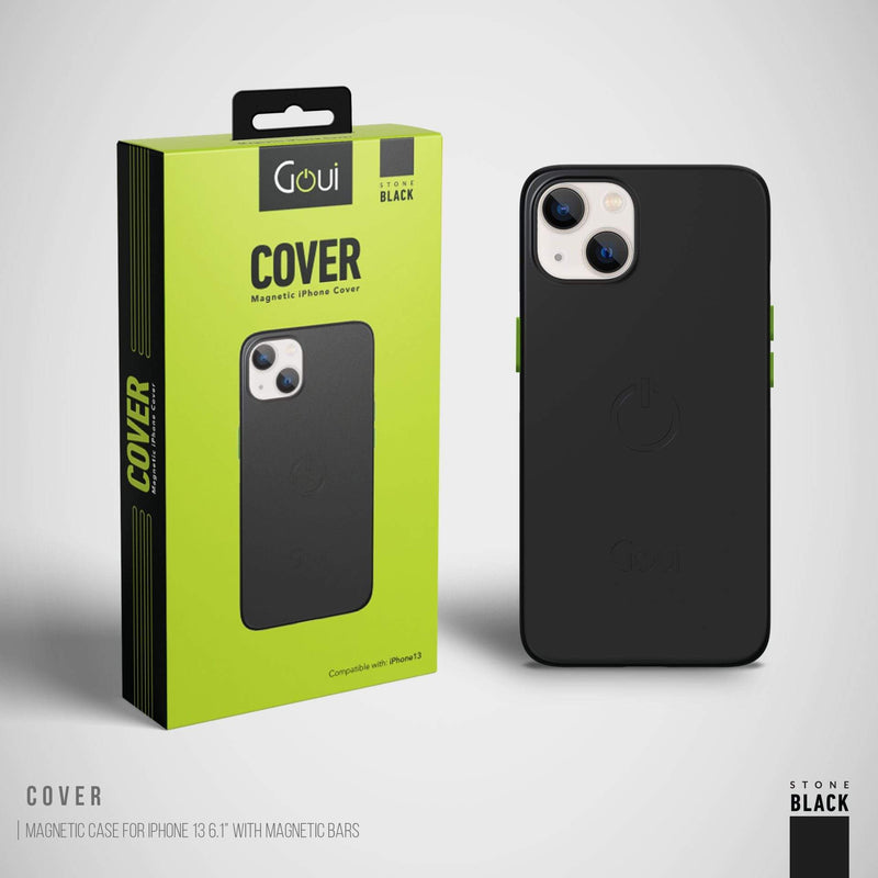 Goui For iPhone 13 Magnetic  Case - Black Stone, Mobile Phone Cases, GOUi, Telephone Market - telephone-market.com