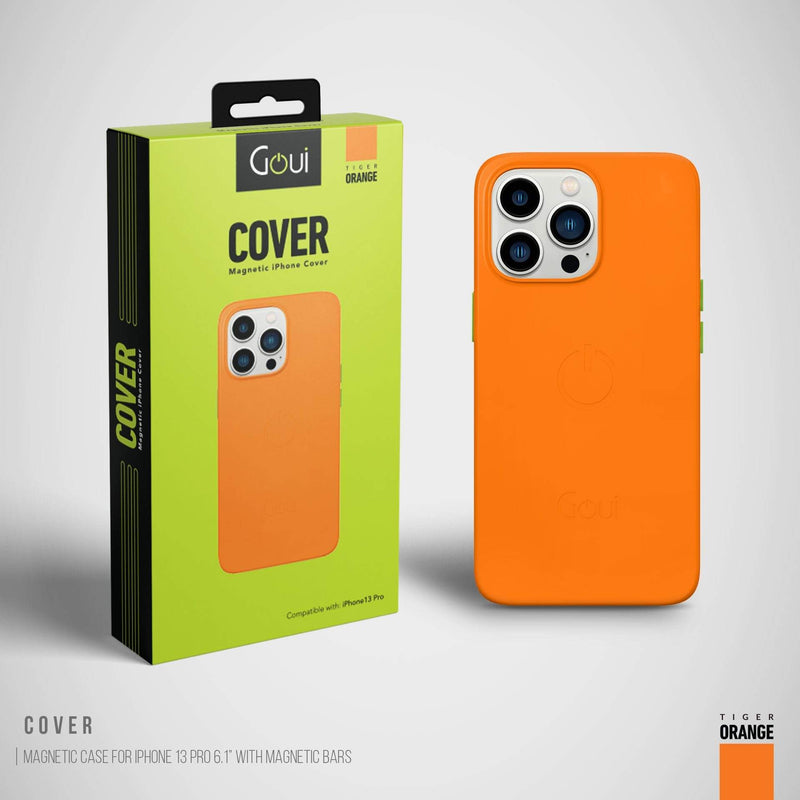 Goui For iPhone 13 Pro Magnetic  Case - Orange, Mobile Phone Cases, GOUi, Telephone Market - telephone-market.com
