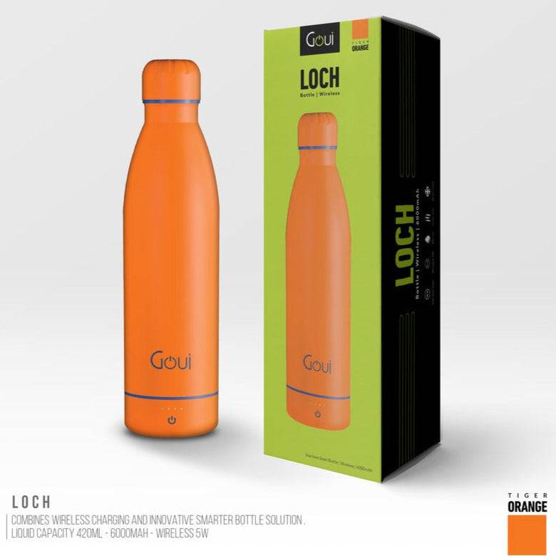 Goui Loch Bottle Wireless 6000mAh - Orange, Water Cooler Bottles, GOUi, Telephone Market - telephone-market.com