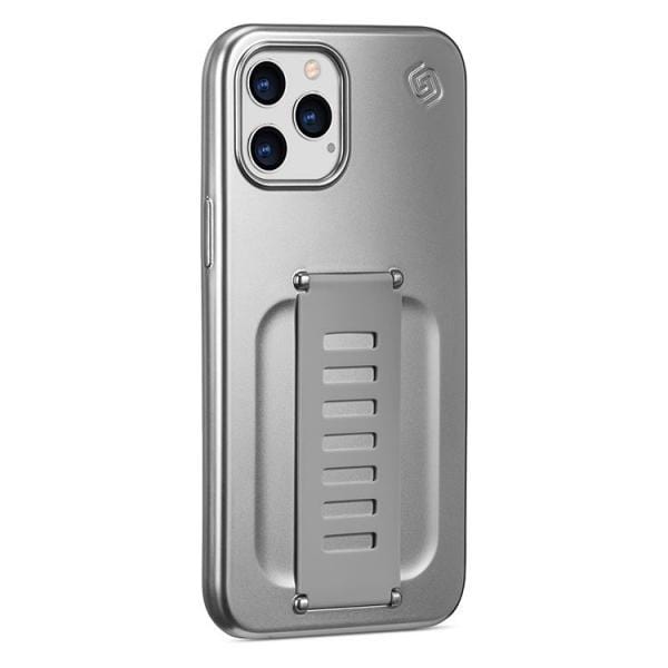 Grip2ü for iPhone 12 Pro Max Slim Case - Metallic Silver - Telephone Market
