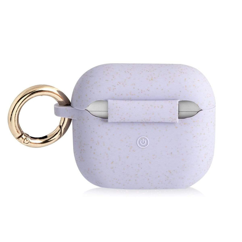 Guess For Airpods 3 Silicone Case - Glitter Purple, Headphone & Headset Accessories, Guess, Telephone Market - telephone-market.com