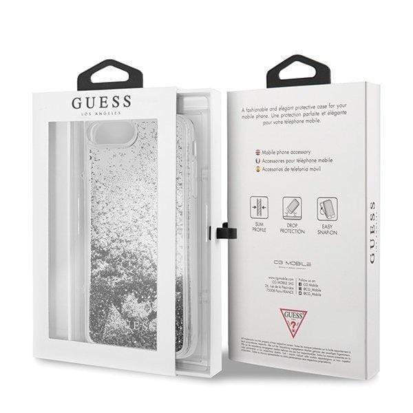 Guess For iPhone 11 Pro Glitter Case - Silver - Telephone Market