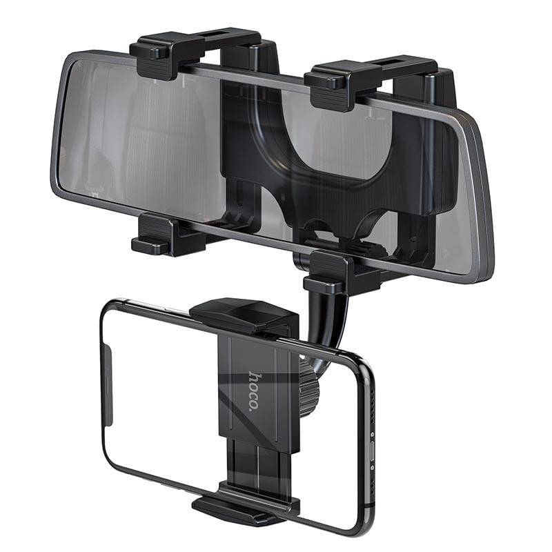 Hoco Car Holder For Rearview Mirror - Black - Telephone Market
