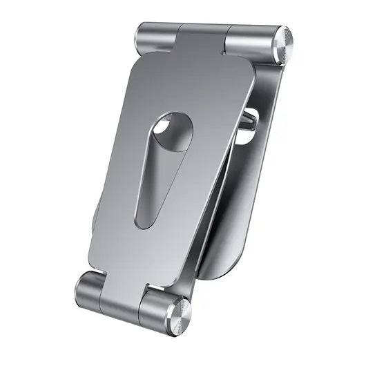 Hoco Desktop Holder Aluminum Alloy Folding - Silver, Mobile Holder, HOCO, Telephone Market - telephone-market.com