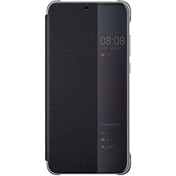 Huawei For Nova 3e Smart View Flip Case - Black - Telephone Market
