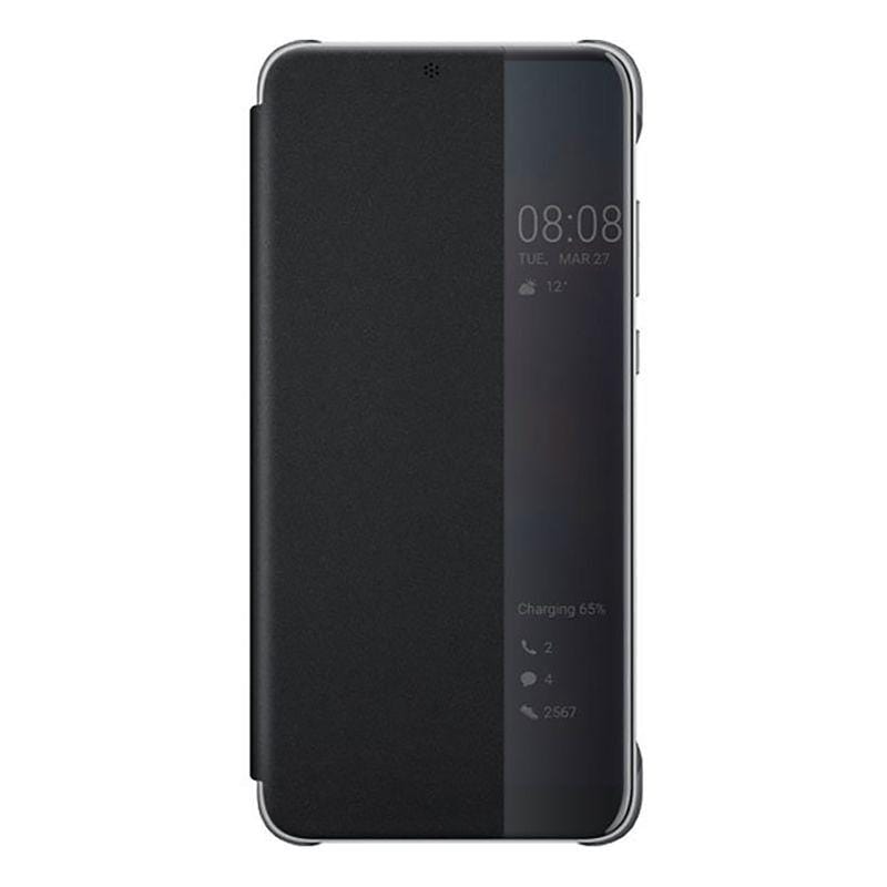 Huawei For P20 Pro Smart Flip Case - Black - Telephone Market