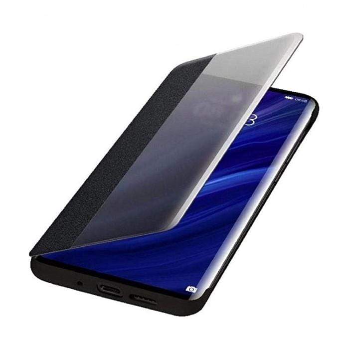 Huawei For P30 Smart View Flip Case - Black - Telephone Market