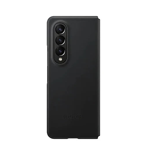 Samsung For Galaxy Z Fold4 Leather Cover - Black - Telephone Market