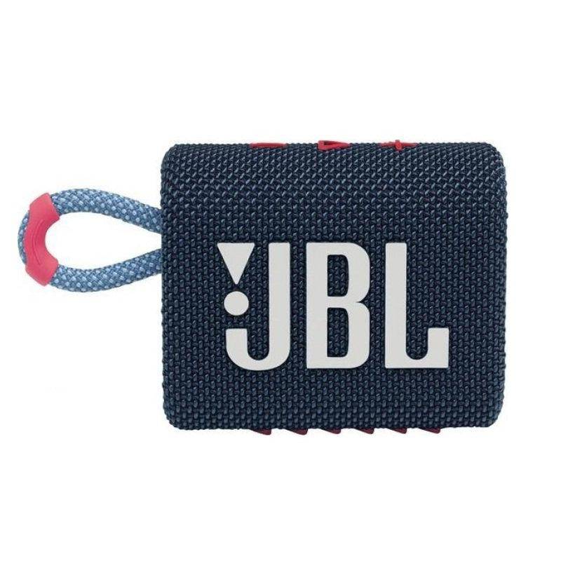 JBL GO 3 Portable Bluetooth Speaker - Blue Pink - Telephone Market