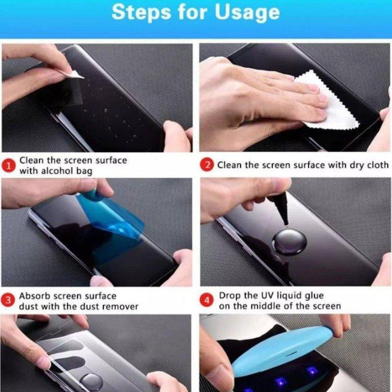 Lito UV For Samsung Galaxy Note 8 Liquid Full Glue Clear Glass Screen - Telephone Market
