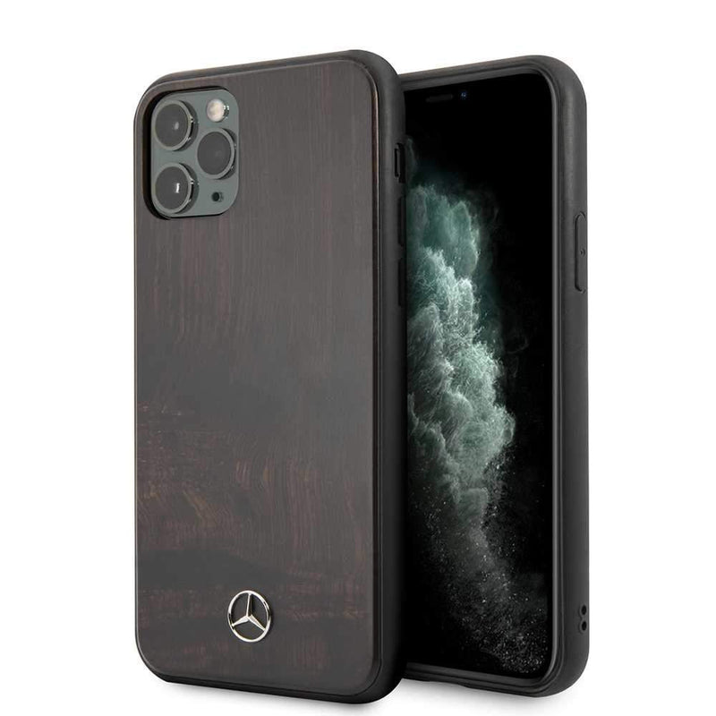 Mercedes For iPhone 11 Pro Rose Wood Case - Brown - Telephone Market