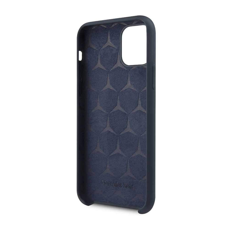 Mercedes For iPhone 11 Pro Silicone Case - Navy - Telephone Market