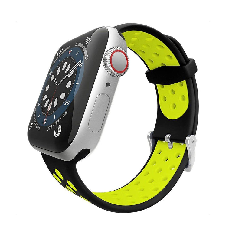 Mocoll For Apple Watch 40/41mm Nike Band - Black Yellow - Telephone Market