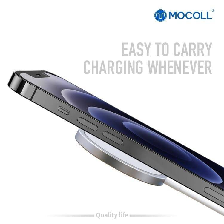 Mocoll MagSafe Wireless Charger 15W - White - Telephone Market