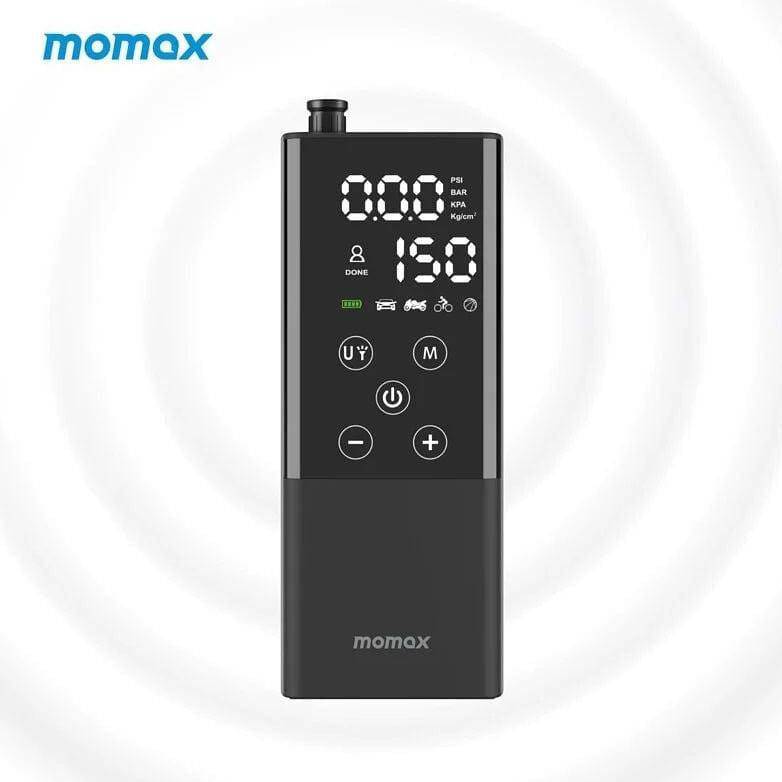 Momax Electric Air Pump Portable Air Pump with Flash - Black, Car Accessories, Momax, Telephone Market - telephone-market.com