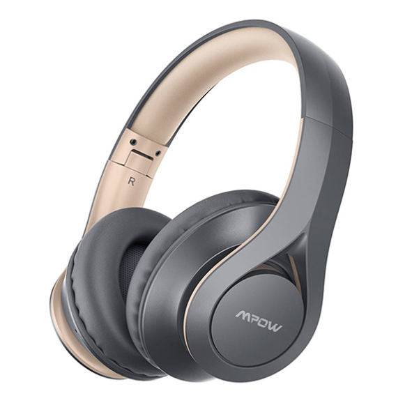 Mpow 059Lite Wireless Headphones - Gold Gray, Headphones & Headsets, Mpow, Telephone Market - telephone-market.com