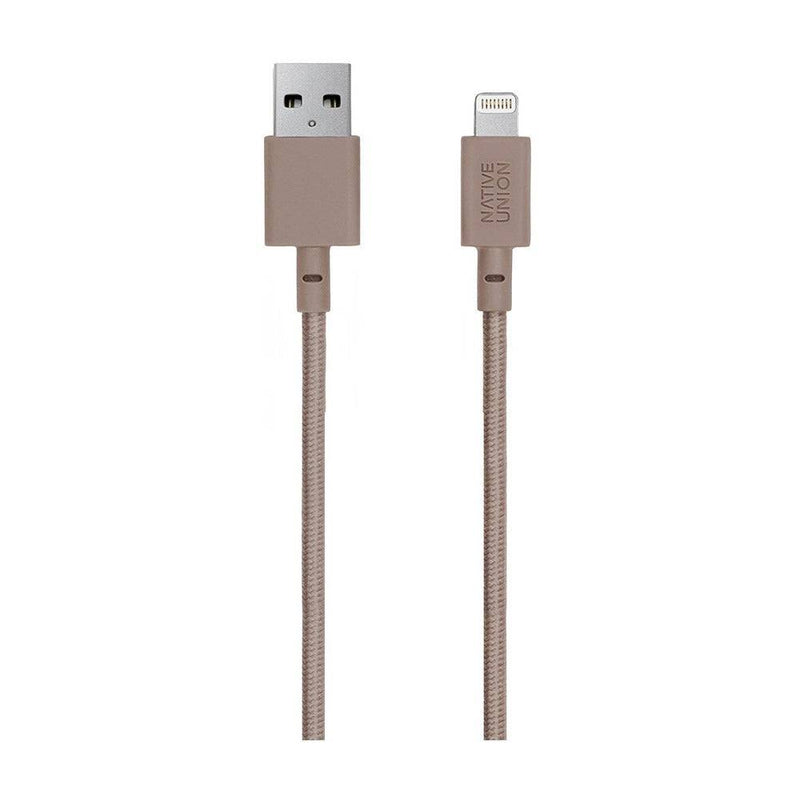Native Union Anchor Cable - USB A to Lightning 2M - Taupe, Storage & Data Transfer Cables, Native Union, Telephone Market - telephone-market.com