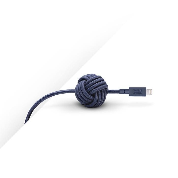 Native Union Night Cable-KV USB-A to Lightning 3m - Indigo - Telephone Market