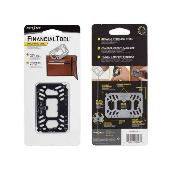 Nite Ize Financial Tool® Multi Tool Card - Black - Telephone Market