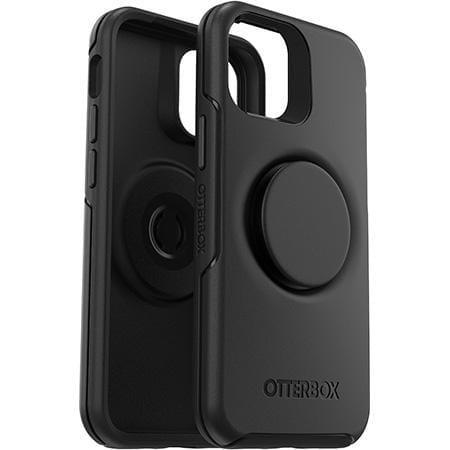 OtterBox for iPhone 12 Mini Otter+Pop Symmetry Case - Black, Mobile Phone Cases, Otterbox, Telephone Market - telephone-market.com