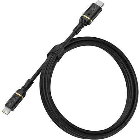 OtterBox PowerLine Standard USB-C to Lightning 2m - Black - Telephone Market