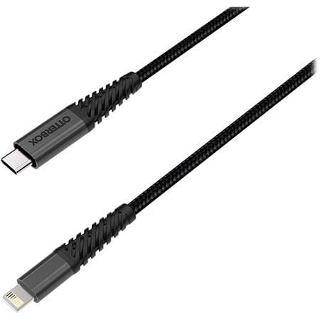 OtterBox PowerLine USB-C to Lightning 1m - Black - Telephone Market