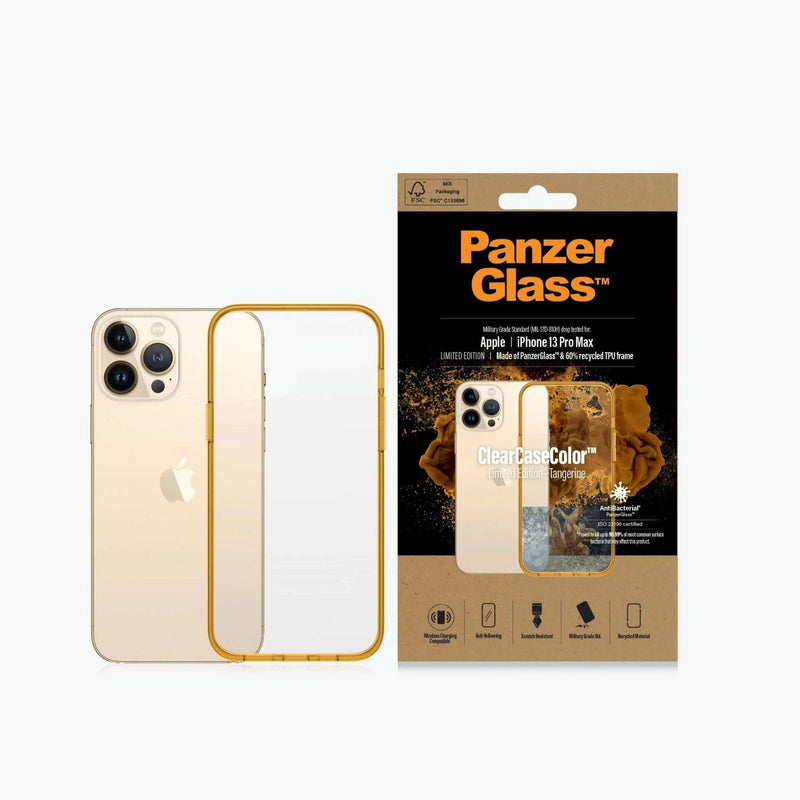 PanzerGlass For iPhone 13/13 Pro ClearCaseColor - Tangerine Limited Edition, Mobile Phone Cases, PanzerGlass, Telephone Market - telephone-market.com