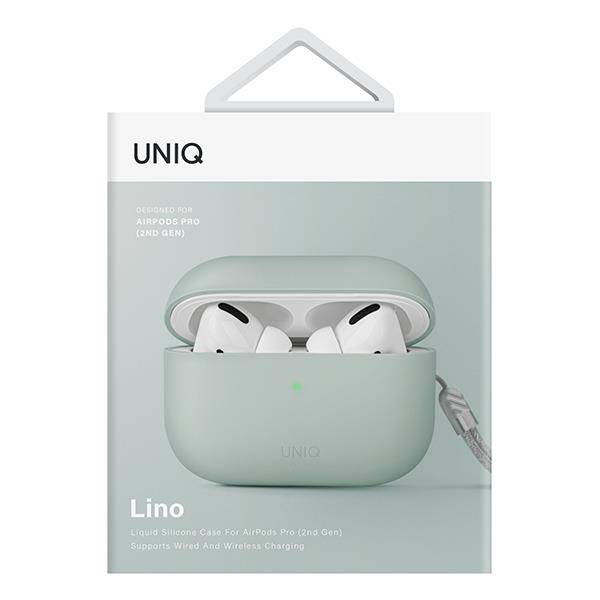 UNIQ for Airpods Pro 2ND GEN Lino Liquid Silicone Case - Mint Green, Headphone & Headset Accessories, UNIQ, Telephone Market - telephone-market.com