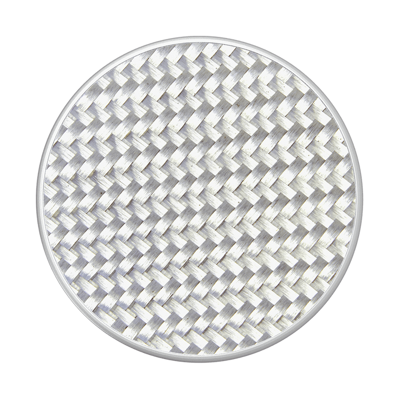 PopSockets Swappable Genuine Carbon Fiber - Silver - Telephone Market