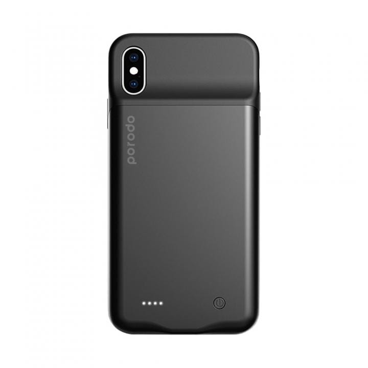 Porodo Power Case 4000mAh for iPhone Xs Max - Black - Telephone Market