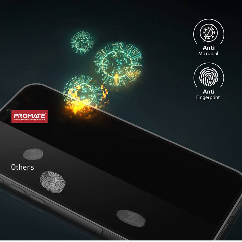 Promate For iPhone Xs Max / iPhone 11 Pro Max ExtremeGuard™ Clear Privacy Glass, Screen Protectors, Promate, Telephone Market - telephone-market.com