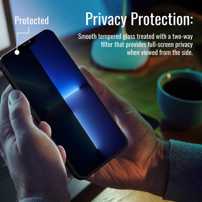 Promate For iPhone Xs Max / iPhone 11 Pro Max ExtremeGuard™ Clear Privacy Glass, Screen Protectors, Promate, Telephone Market - telephone-market.com