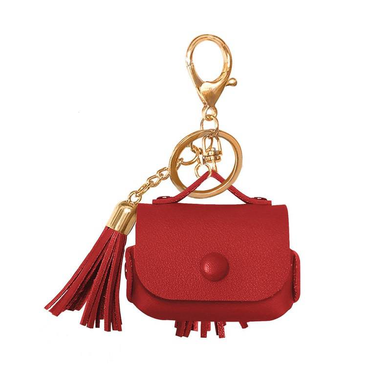 Promate Tassel-Pro Trendy Leather Protective Case for AirPods Pro - Red, Headphone & Headset Accessories, Promate, Telephone Market - telephone-market.com