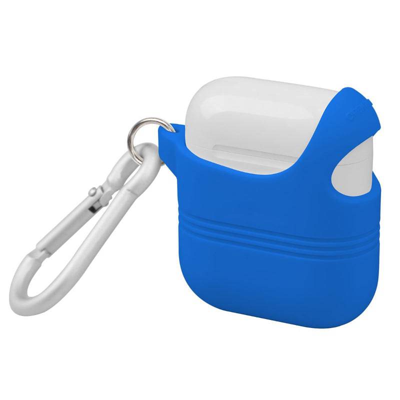 Promate Velicase Shock Proof Secure Airpod Case with Quick-Snap Hook - Blue, Headphone & Headset Accessories, Promate, Telephone Market - telephone-market.com