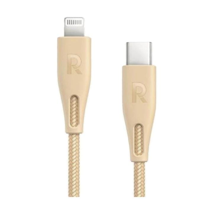 RAVPower Power Line USB-C to Lightning 2m - Gold - Telephone Market