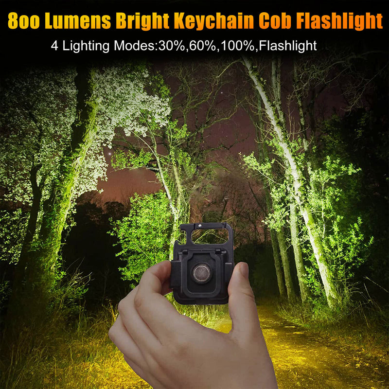 Emergency Light COB Rechargeable Keychain Light for Fishing Walking and Camping, LAMP Ring Light, LAMP Ring Light, Telephone Market - telephone-market.com