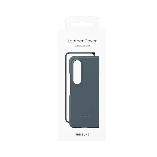 Samsung For Galaxy Z Fold4 Leather Cover - Graygreen - Telephone Market