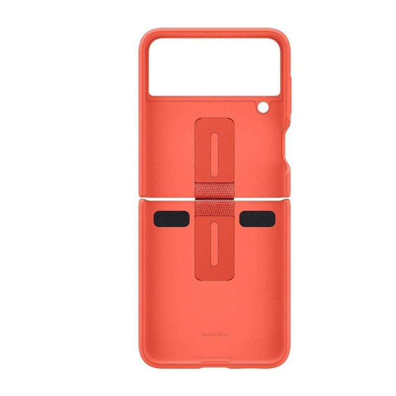 Samsung For Galaxy Z Flip3 Silicone Cover with Ring - Coral, Mobile Phone Cases, Samsung, Telephone Market - telephone-market.com
