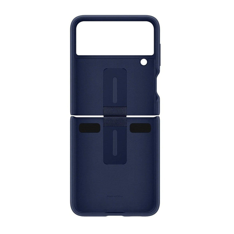 Samsung For Galaxy Z Flip3 Silicone Cover with Ring - Navy, Mobile Phone Cases, Samsung, Telephone Market - telephone-market.com