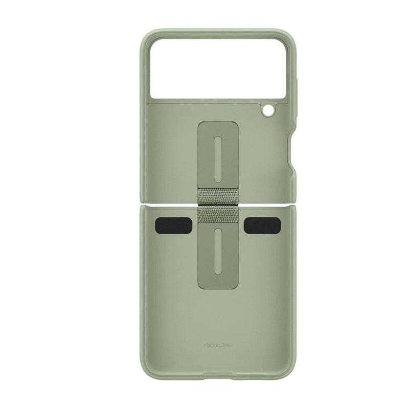 Samsung For Galaxy Z Flip3 Silicone Cover with Ring - Olive, Mobile Phone Cases, Samsung, Telephone Market - telephone-market.com