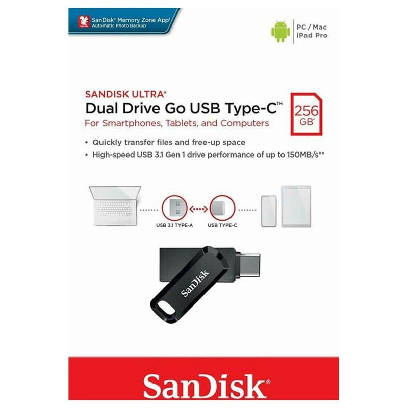 SanDisk 256GB iXpand Flash Drive Go for USB Type-C, Computer Accessories, SanDisk, Telephone Market - telephone-market.com