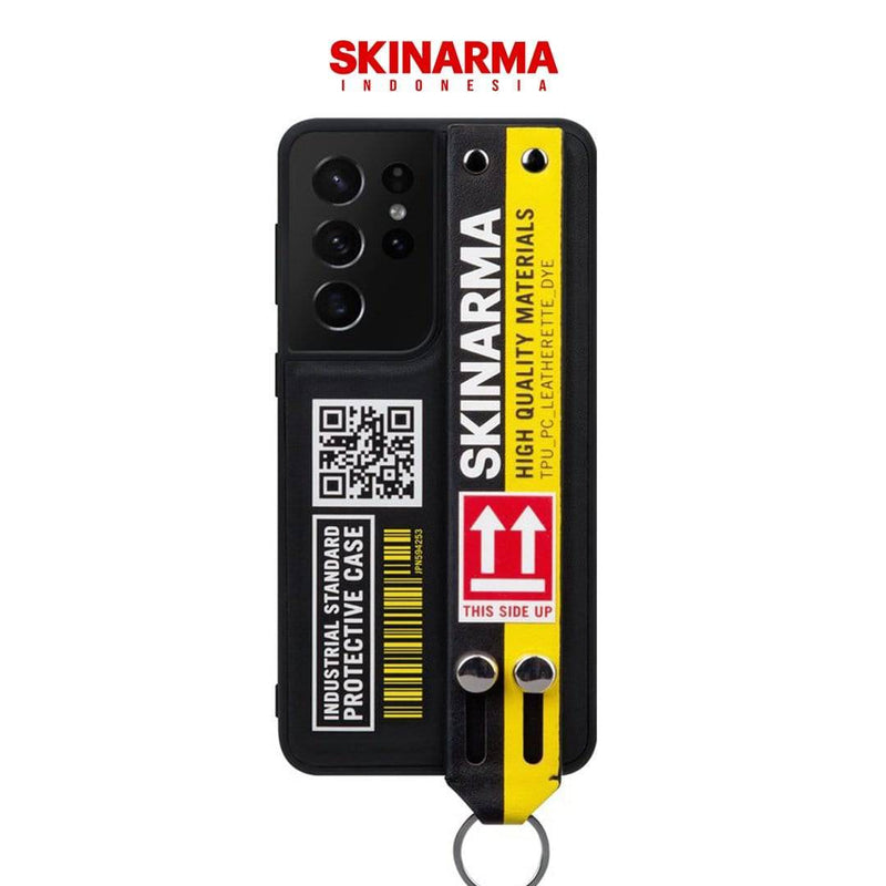 SkinArma For Samsung Galaxy S21 Ultra Hasso Case - Yellow - Telephone Market