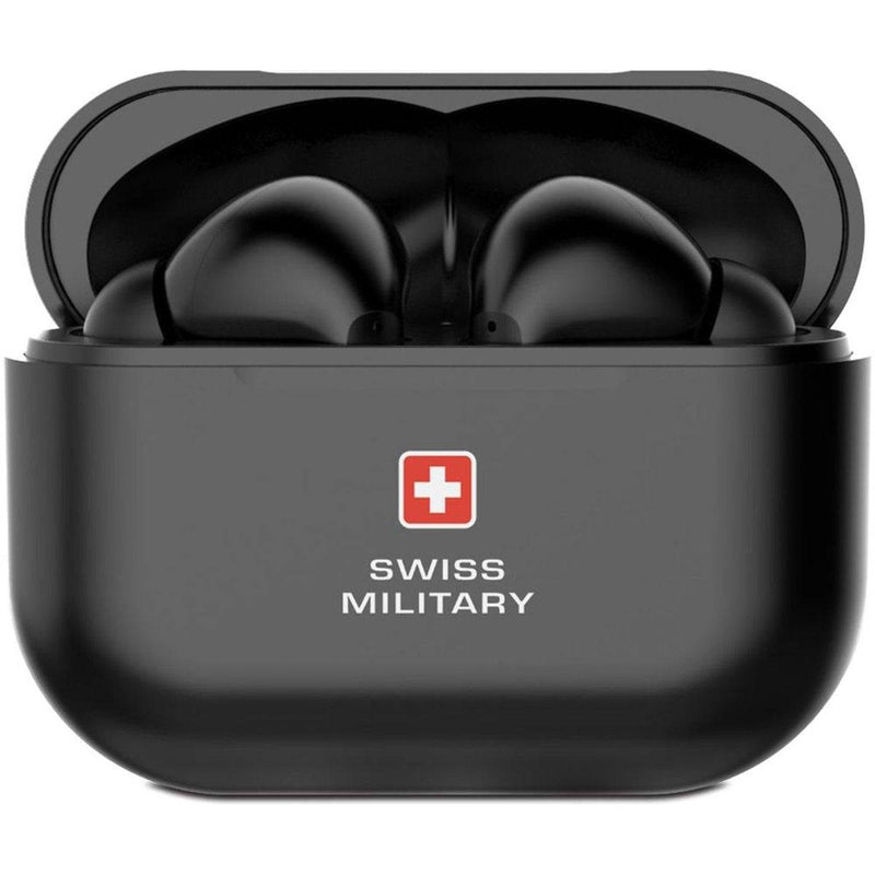 Swiss Military Delta True Wireless Earbuds - Black, Headphones & Headsets, Swiss Military, Telephone Market - telephone-market.com