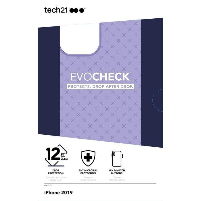 Tech21 For iPhone 11 Pro Max Evo Check - Space Blue - Telephone Market