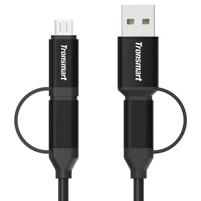 Tronsmart PowerLine 4 in 1 USB-C to USB-C 1m - Black - Telephone Market