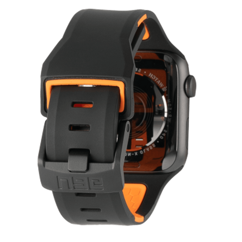UAG For Apple Watch 44/45mm Civilian Strap - Black/Orange - Telephone Market