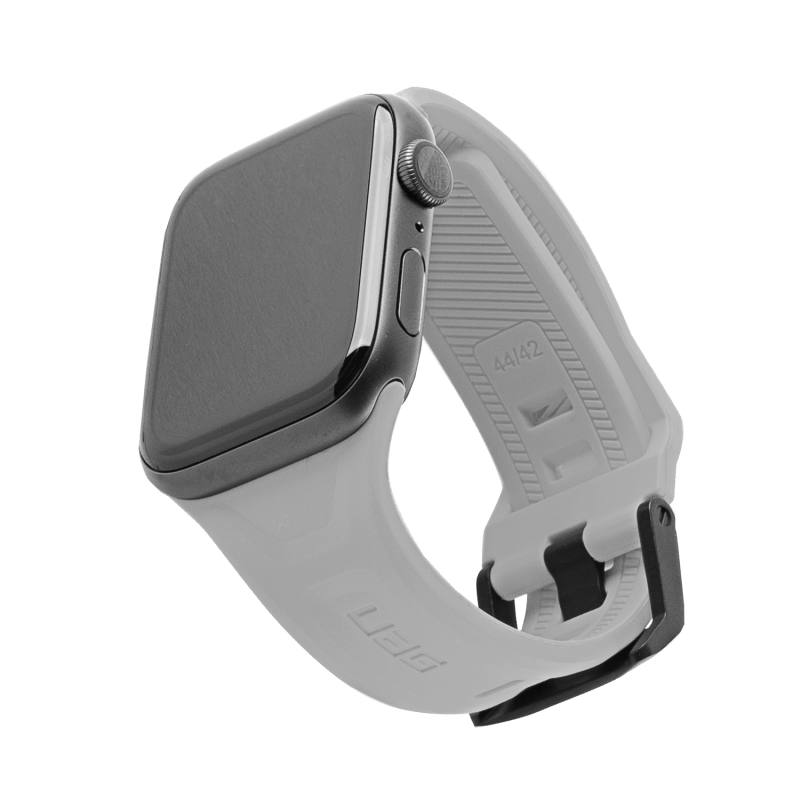 UAG For Apple Watch 44/45mm Silicone Scout Strap - Silver - Telephone Market