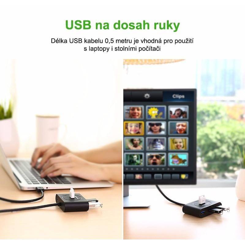 Ugreen Data Hub 4-in-1 USB 3.0 1m - Telephone Market