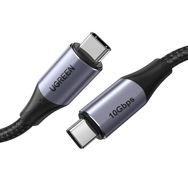 Ugreen PowerLine USB-C to USB-C 1m - Black, Storage & Data Transfer Cables, UGREEN, Telephone Market - telephone-market.com